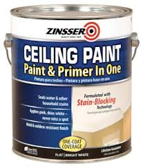 (2) CEILING PAINT AND PRIMER IN ONE