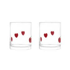 (1) SET OF (2) CHARM GLASS