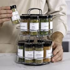 (1) ROTATING JAR SPICE RACK