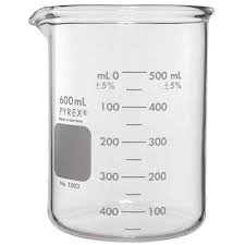 (2) MEASURING BEAKERS
