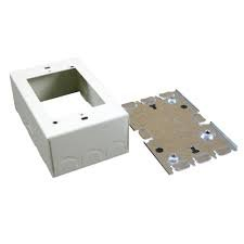 (10) SHALLOW SWITCH AND RECEPTACLE BOX