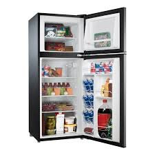 (1) TWO DOOR MINI FRIDGE WITH FREEZER