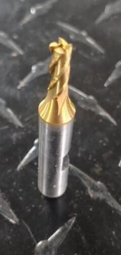 DESCRIPTION: (2) 4 FLUTE HSS SQ. END MILL INFORMATION: HERTEL 41119991 RETAIL$: $20.99 SIZE: 3/16" DIA 1/2" LOC 3/8" SHANK QTY: 2