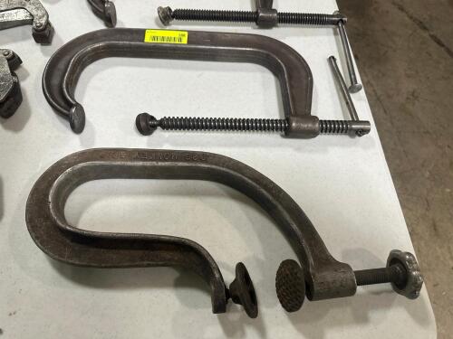 (7) HEAVY DUTY METAL C CLAMPS