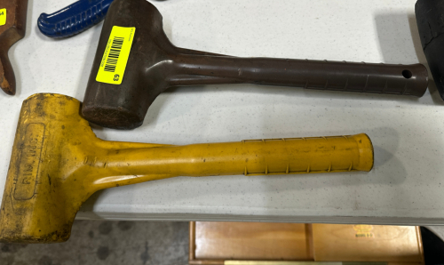 (2) ASSORTED MALLETS