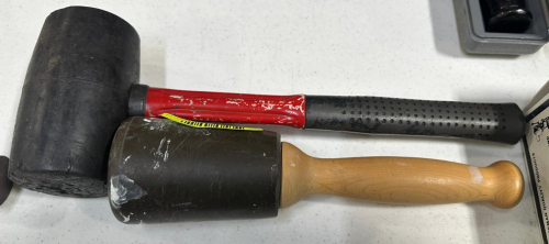 (2) ASSORTED MALLETS