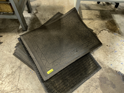 (7) ASSORTED ANTI FATIGUE / RUBBER MATS.