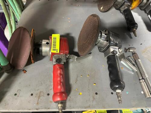 (2) HEAVY DUTY PNEUMATIC SANDING TOOLS.