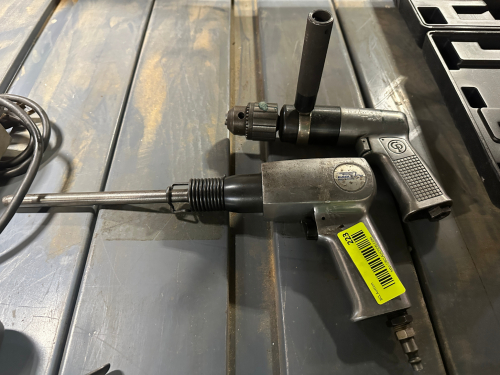 (2) ASSORTED PNEUMATIC AIR TOOLS.