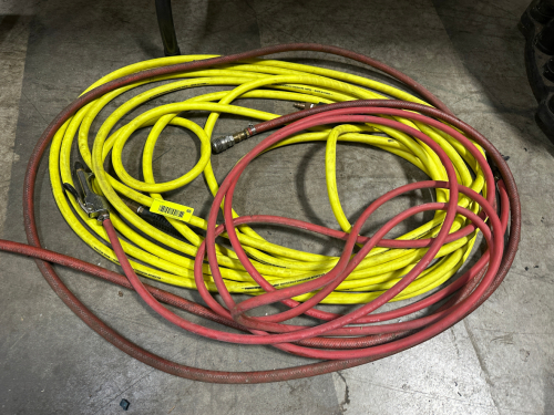 (2) SECTIONS OF 3/8" AIR HOSE.