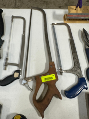 (3) HAND SAWS