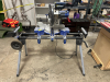 KOBALT 10" BEVELED SLIDING COMPOUND MITER SAW WITH LASER LEVEL AND STAND. - 2