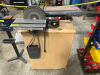 SEARS CRAFTSMAN BELT AND DISC SANDER, FEATURING COMBINATION HORIZONTAL BELT SANDING SURFACE AND SIDE-MOUNTED DISC SANDER WITH CAST ALUMINUM TABLE.