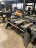 SHOPSMITH MARK V MULTI-FUNCTION WOODWORKING MACHINE FEATURING TABLE SAW, DRILL PRESS, HORIZONTAL BORING, DISC SANDER, AND LATHE CAPABILITIES IN ONE UNIT. INCLUDES RIP FENCE, MAIN TABLE, EXTENSION TABLE, BAND SAW ATTACHMENT - 7