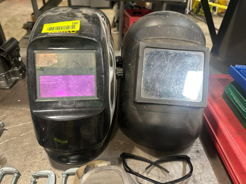 (2) WELDING VISORS