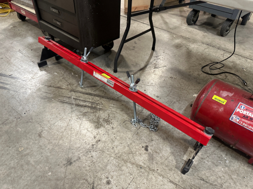 PITTSBURGH 1OOO LB. CAPACITY ENGINE SUPPORT BAR