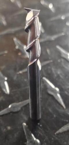 DESCRIPTION: (1) 2 FLUTE SOLID CARBIDE SQ. END MILL INFORMATION: NIAGARA 61451 SIZE: 1/4" CUT/SHANK, 3/4" LOC QTY: 1