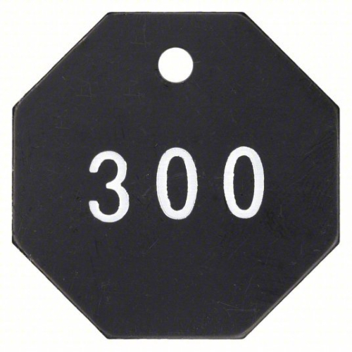 (1) BAG OF APPROX (5) BAGS OF (100) NUMBERED TAGS