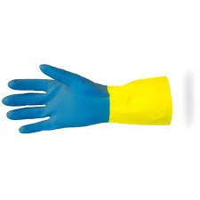 (4) PAIRS OF RUBBER KITCHEN GLOVES