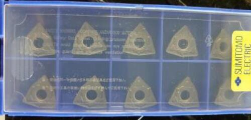 DESCRIPTION: (20) WMNG STYLE MILLING INSERTS BRAND/MODEL: SUMITOMO WNMG432EME RETAIL$: $ 20.87 PER INSERTS QTY: 20