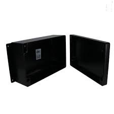 (2) ENCLOSURE WITH MOUNTING FLANGES