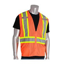 (3) CLASS 2 VEST, HI-VIZ