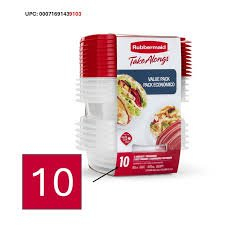(1) SET OF (10) TAKEALONGS FOOD STORAGE CONTAINERS