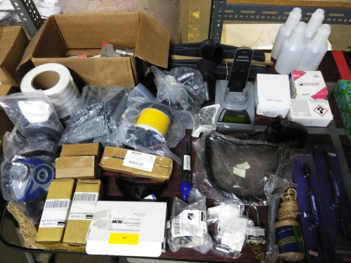 (1) TABLE OF MISC ITEMS