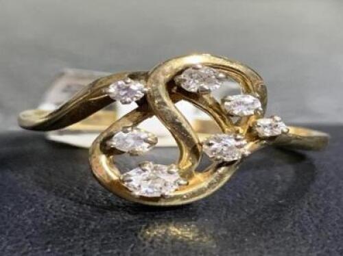 LDR 10kt YG TW .30ct