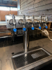 BEVERAGE AIR THREE DOOR DRAFT BEER BOX W/ (2) 5GROUP STAINLESS TAP HEADS. - 3