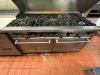 SUN FIRE TEN BURNER GAS RANGE W/ LOWER DOUBLE OVEN. - 3