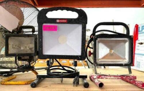 (3) ASSORTED WORK LIGHTS AS SHOWN