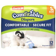 (1) PACK OF (12) PET DIAPERS