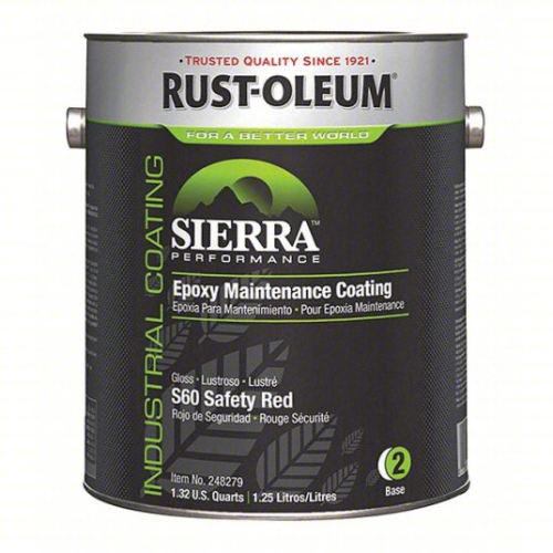 (2) SAFETY RED EPOXY PAINT BASE