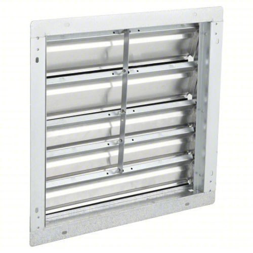 (1) BACKDRAFT DAMPER, EXHAUST FAN