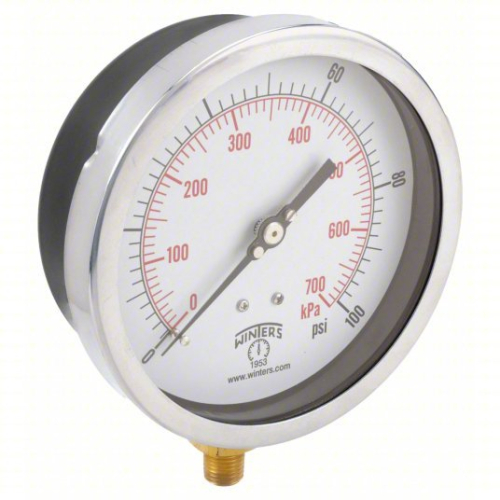 (4) INDUSTRIAL PRESSURE GAUGE