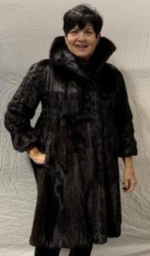 GENUINE MINK FUR COAT