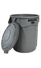 (1) TRASH CAN WITH LID