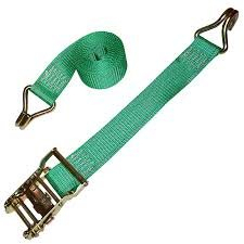 (2) SYNTHETIC TIE DOWN RATCHET STRAPS