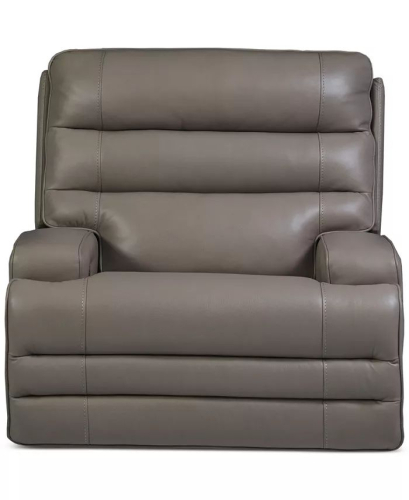 MACY'S NERTON ZERO GRAVITY LEATHER RECLIVER