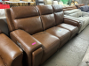MACY'S VARSANI 90" ZERO GRAVITY LEATHER SOFT. - 3