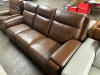 MACY'S VARSANI 90" ZERO GRAVITY LEATHER SOFT. - 5