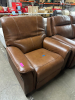 MACY'S WARLINGTON LEATHER POWER RECLINER - 4