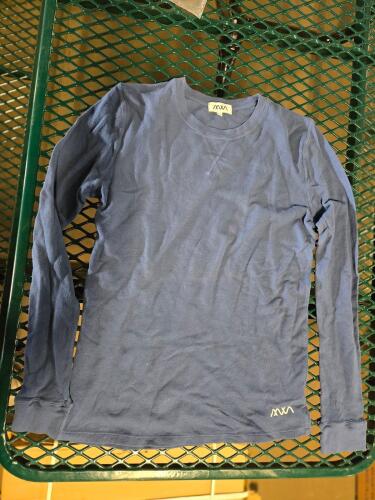 (4) BLUE PIQUE TEE'S