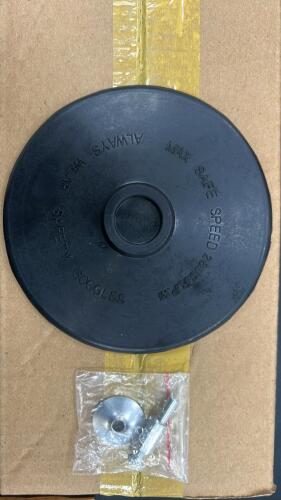 (1) BOX OF 6" RUBBER BACK UP PADS