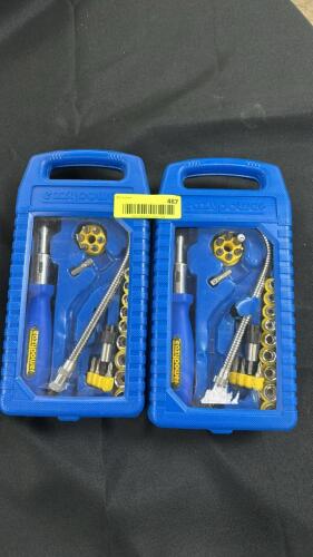 (2) EZ POWER FLEXIBLE SCREW DRIVER TOOL KIT