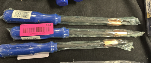 (3) EZ POWER LONG HANDLE SCREW DRIVERS.