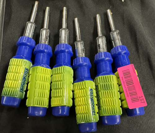 (6) EZ POWER RATCHETING SCREW DRIVERS ( NEW )