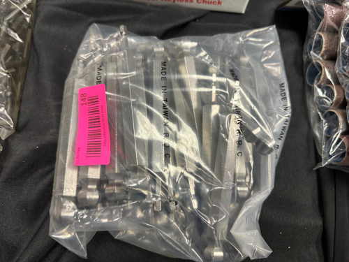 (24) 6" HEX BITS W/ BALL END.