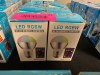 (10) LED RGBW LIGHT BULBS WITH REMOTE CONTROLLER